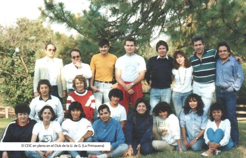 El CEIC en pleno en el Club de la U. de G. (La Primavera)