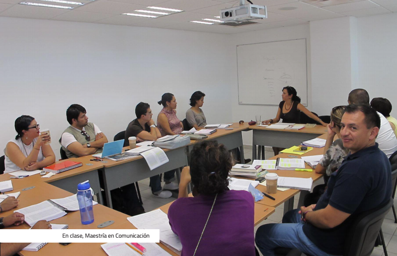 En clase, Maestría de Comunicación